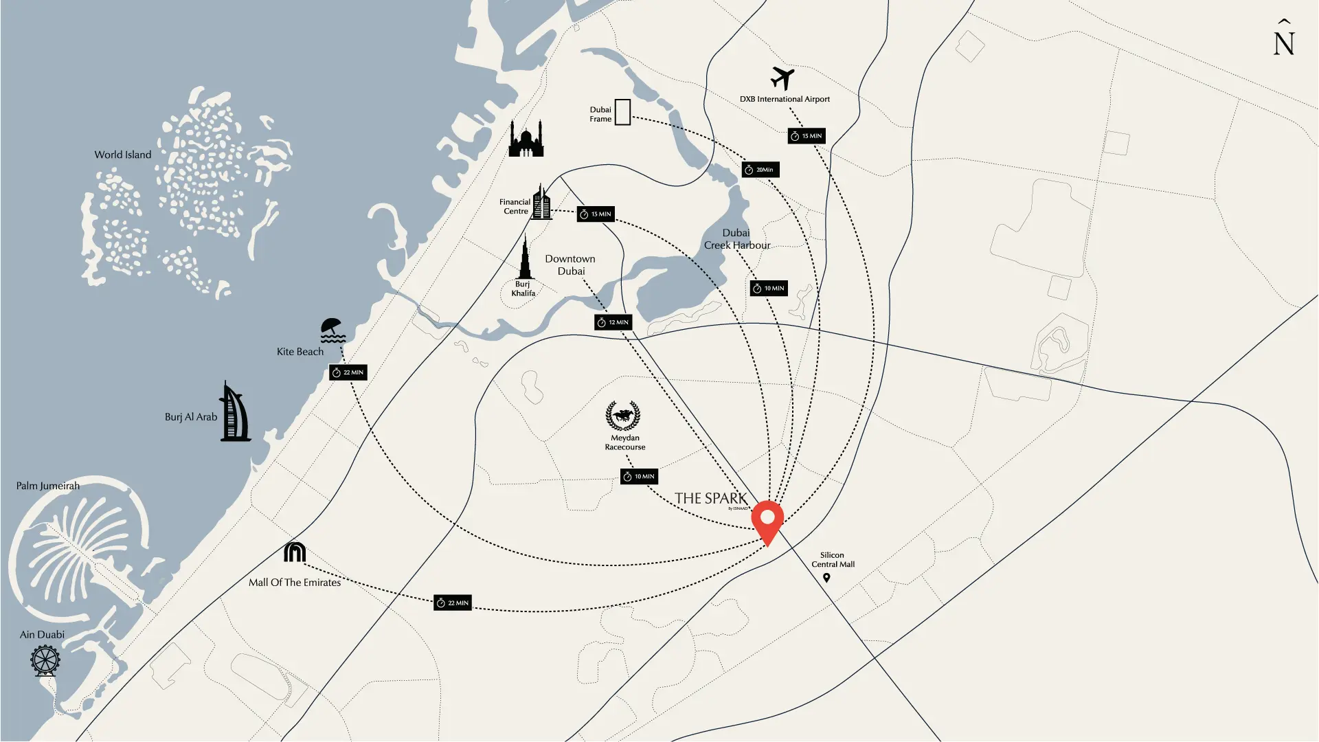 The Spark by ESNAAD Map The Spark by ESNAAD Map